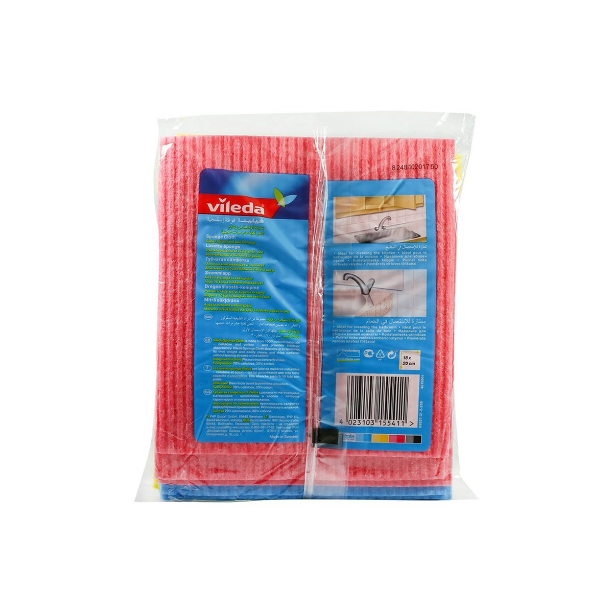 Vileda Sponge Cloth 10pcs 